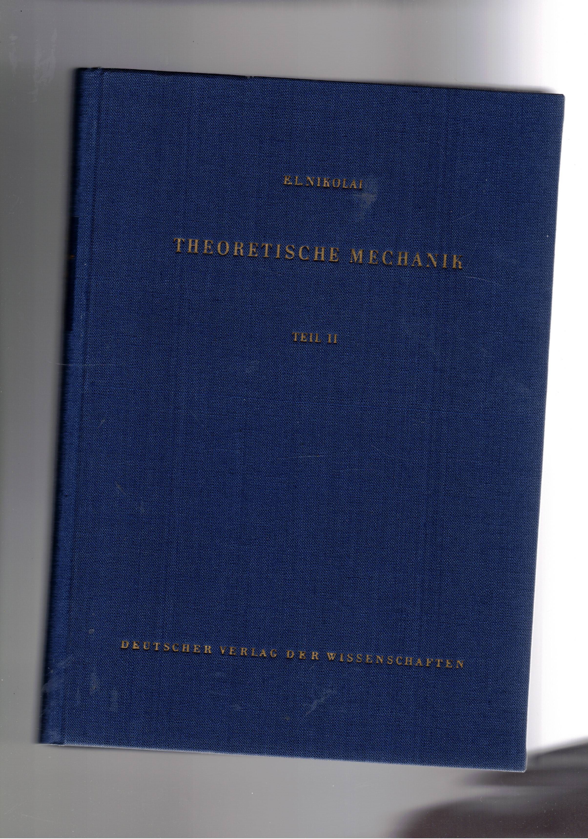 Theorische mechanik vol. I-II.