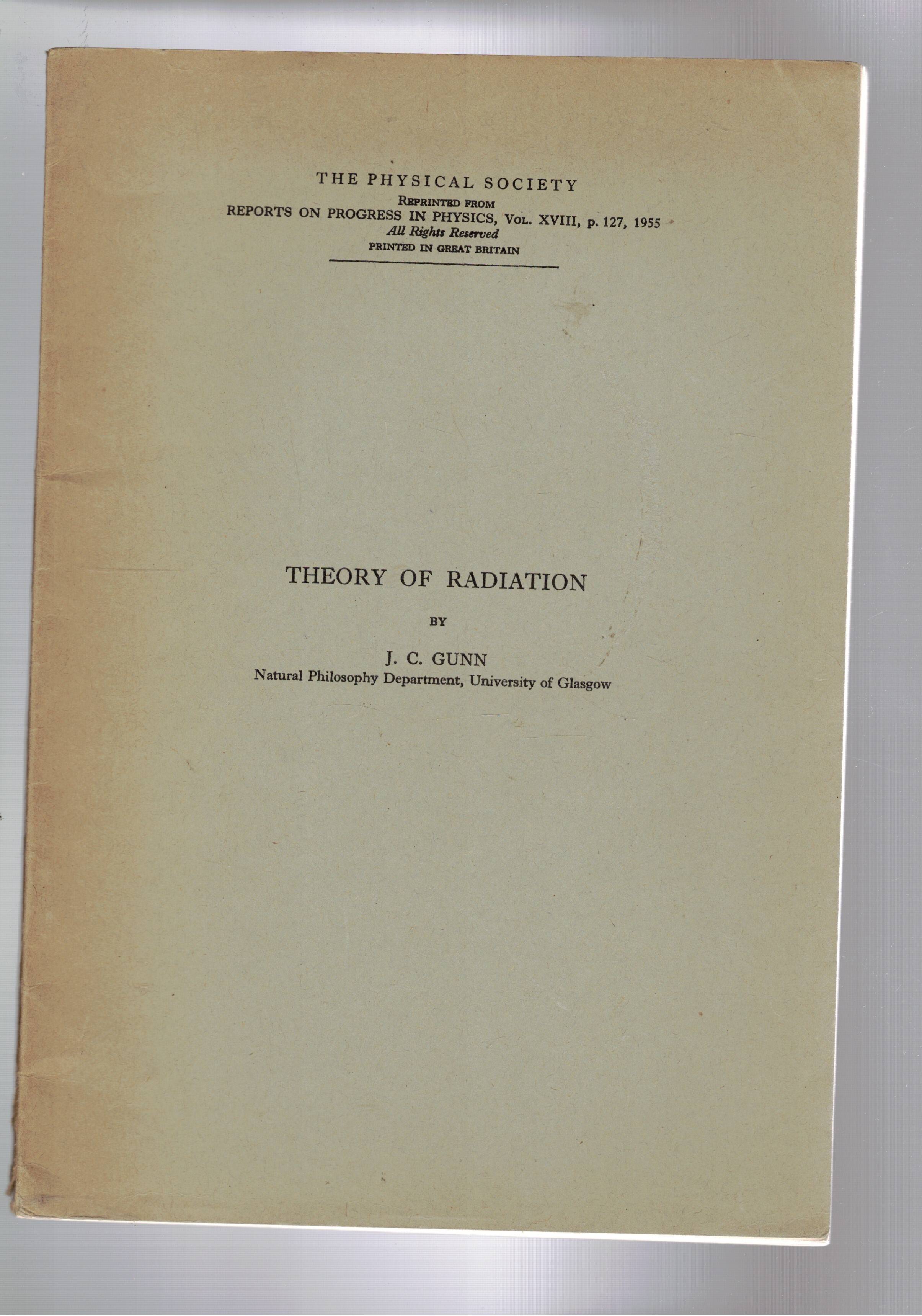 Theory of Radiation. Estratto.