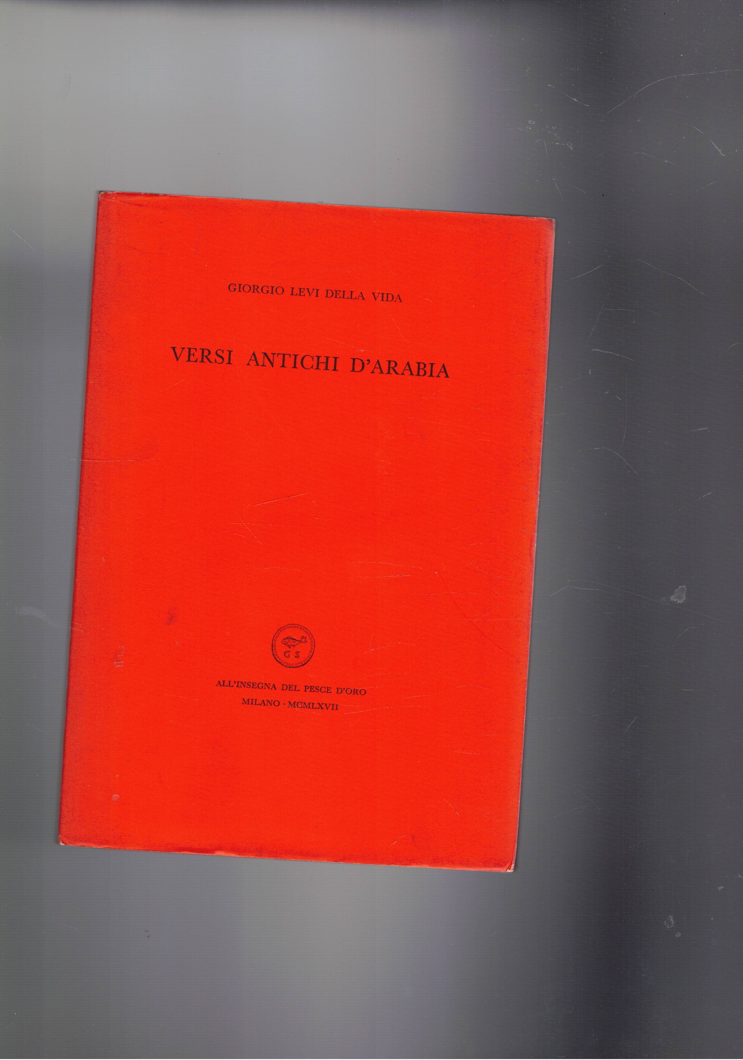 Versi antichi d'Arabia.