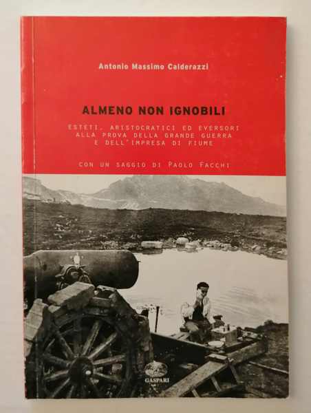 Almeno non ignobili. Esteti, Aristocratici, ed eversori alla prova della …