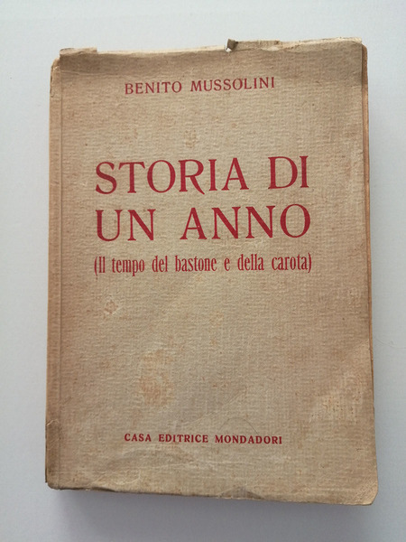 Storia di un anno ( il tempo del bastone e …