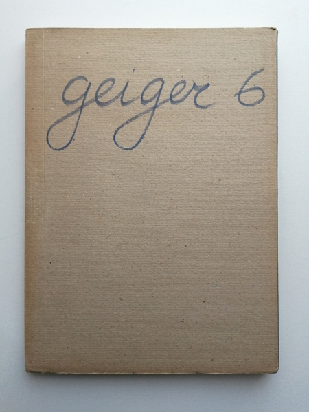 Geiger 6. Antologia ipersperimentale