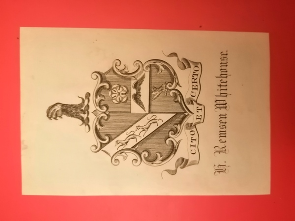 Ex Libris H.Remsen Whitehouse