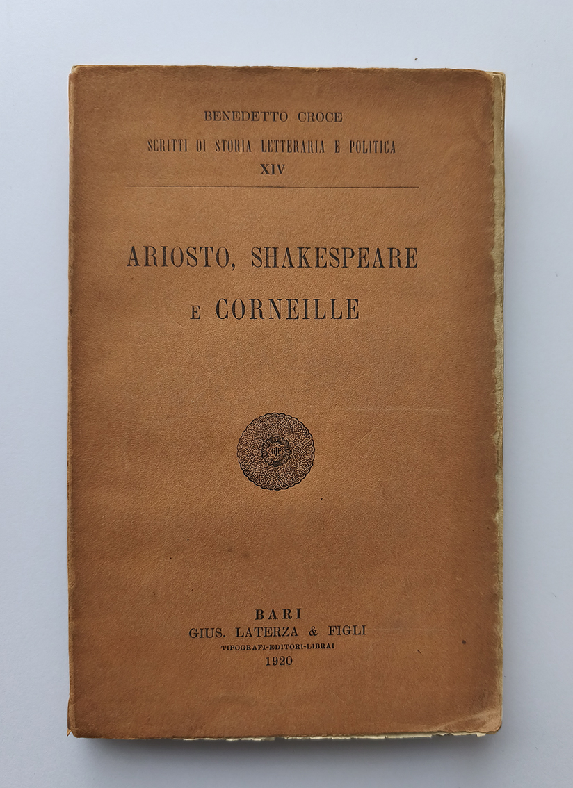 Ariosto Shakespeare e Corneille
