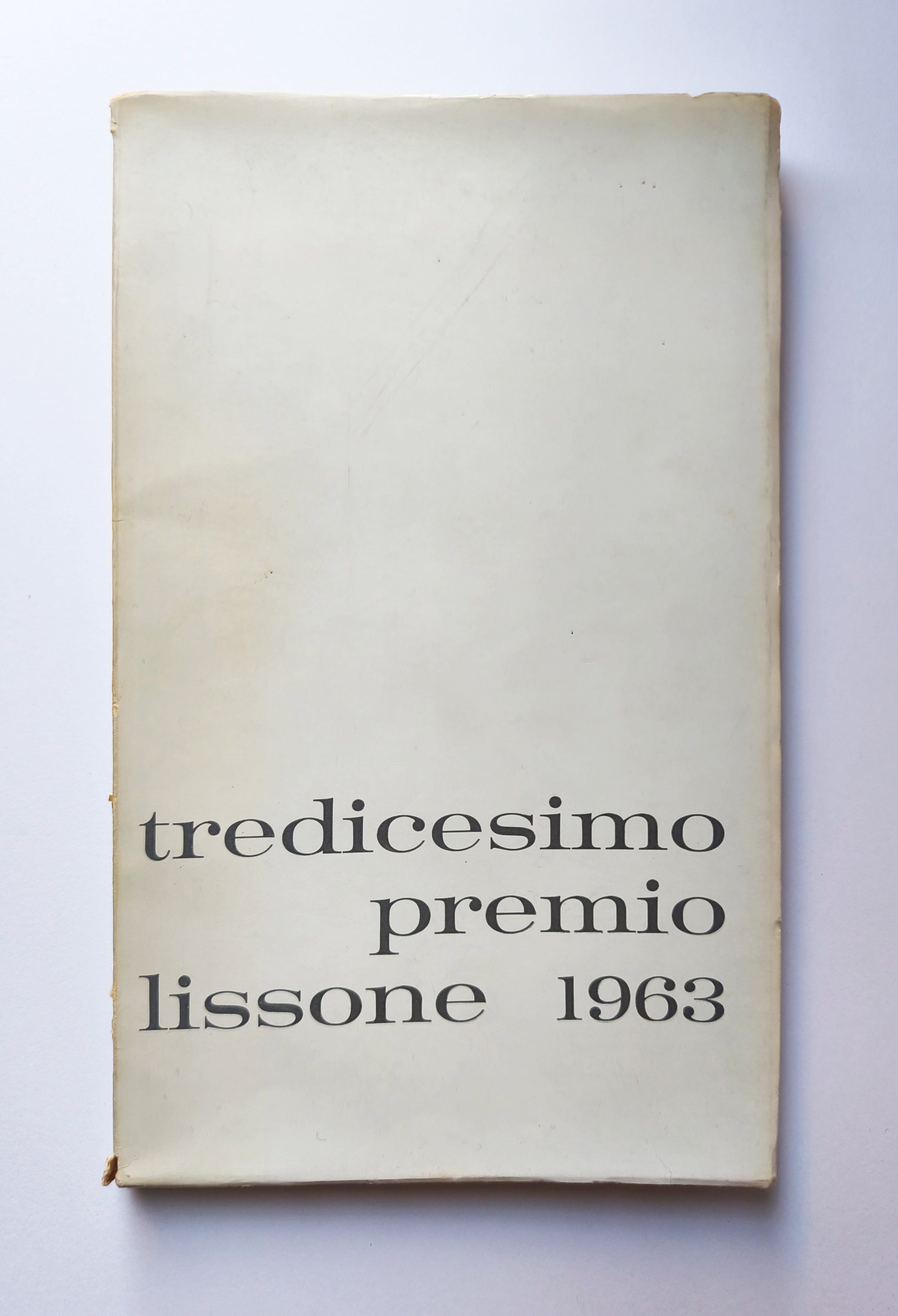 Tredicesimo Premio Lissone 1963