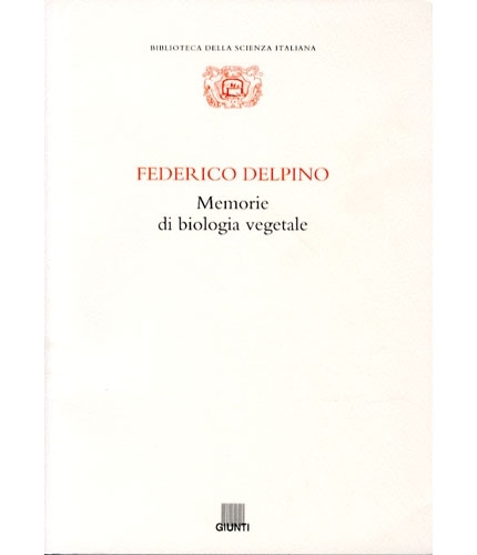Memorie di biologia vegetale.