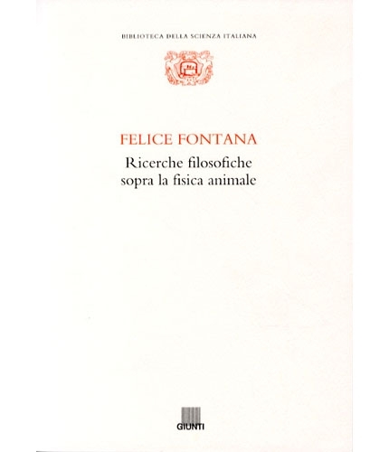 Ricerche filosofiche sopra la fisica animale.