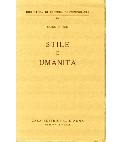 Stile e umanità .