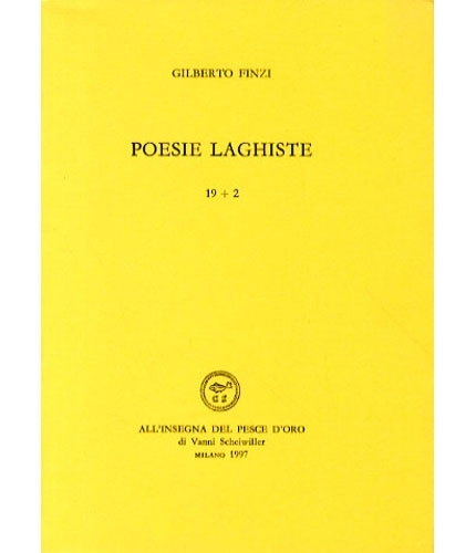 Poesie laghiste. 19+2