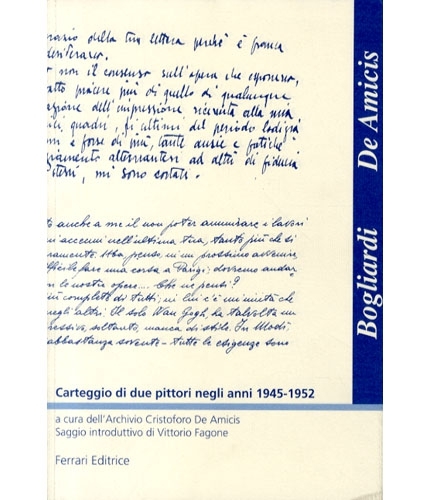 Bogliardi - De Amicis. Carteggio di due pittori negli anni …