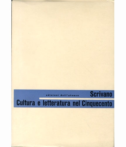 Cultura e Letteratura nel Cinquecento.