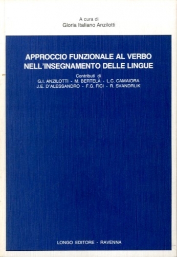 Approccio funzionale al verbo nell'insegnamento delle lingue.