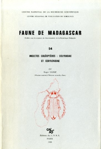 Faune de Madagascar. 54. Insectes coleopteres: colydiidae et cerylonidae