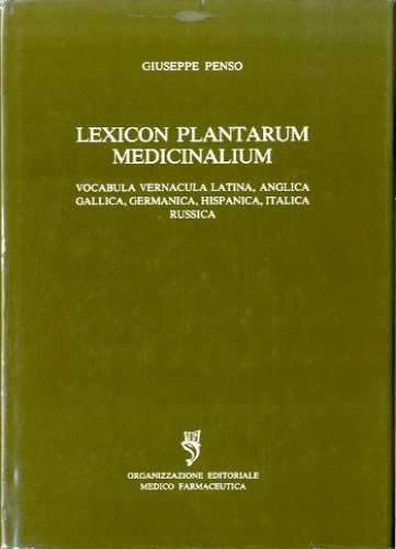 Lexicon plantarum medicinalium.