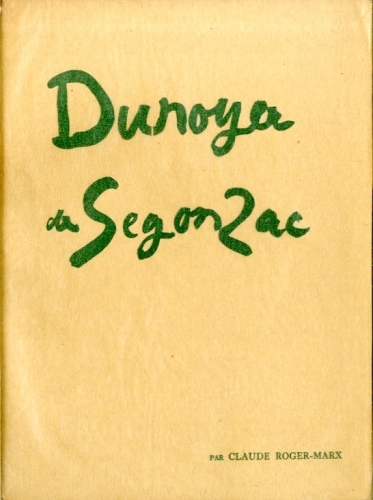 (Dunoyer de Segonzac) Andre Dunoyer de Segonzac.