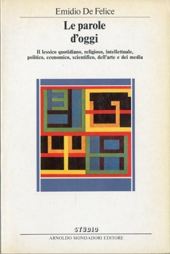 Le parole d'oggi.