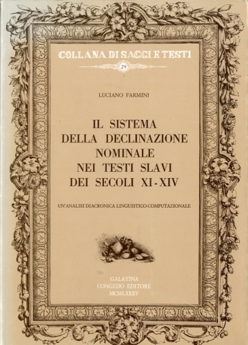Il sistema della declinazione nominale nei testi slavi dei secoli …
