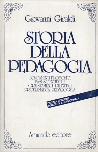 Storia della pedagogia.