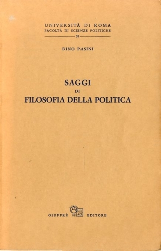 Saggi di filosofia della politica.