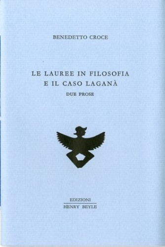 Le lauree in filosofia e il caso Lagana'.