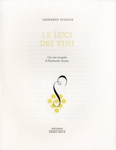 Le luci dei vini.