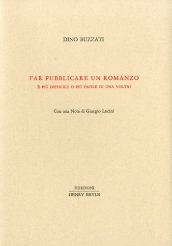 Far pubblicare un romanzo.