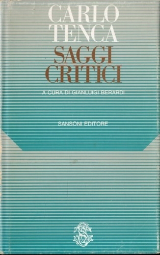 Saggi critici.
