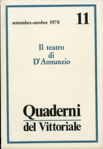 Il teatro di D'Annunzio.