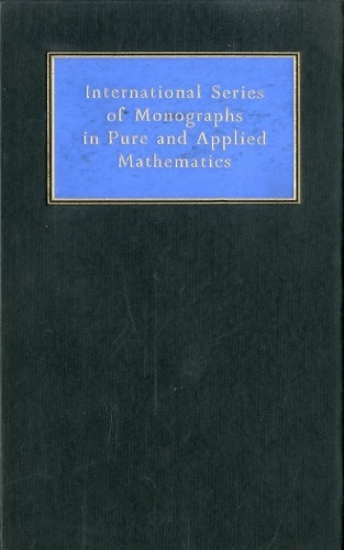 International series of monographs in pure and applied mathematics.