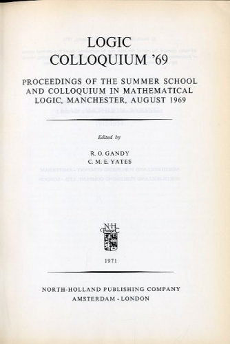 Logic colloquium '69.