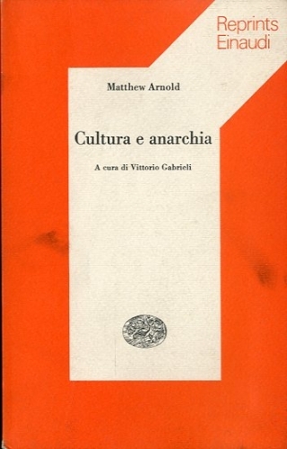 Cultura e anarchia.