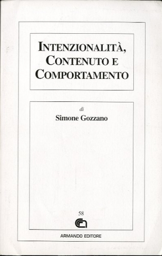 Intenzionalita', contenuto e comportamento.