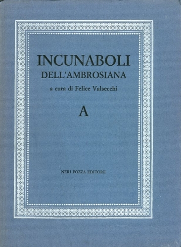 Incunaboli dell'Ambrosiana.