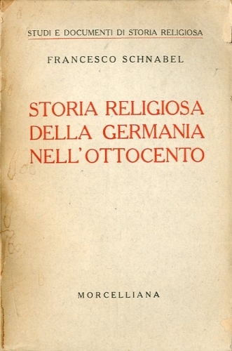 Storia religiosa della Germania nell'Ottocento.