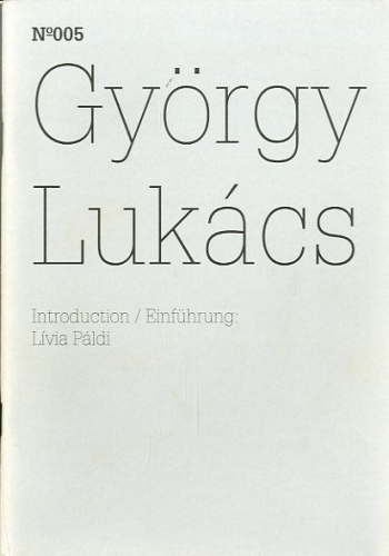 Gyorgy Lukacs. Notes on Georg Simmel's lessons, 1906/07, and on …