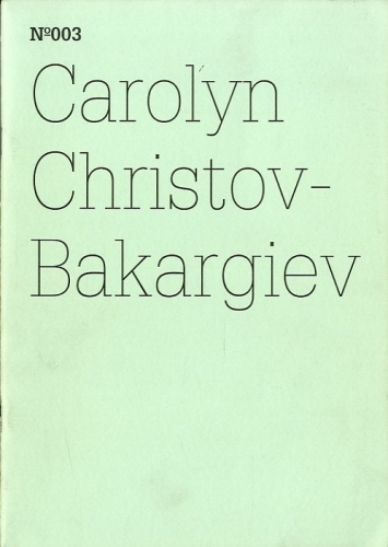 (Christov-Bakargiev) Carolyn Christov-Bakargiev.
