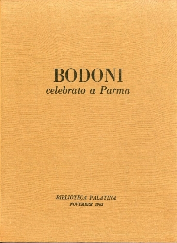 Bodoni celebrato a Parma.