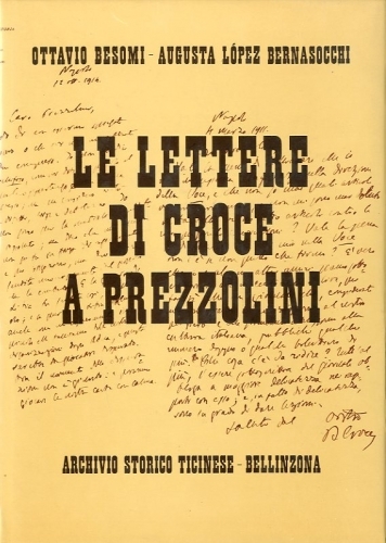 Le lettere di Croce a Prezzolini.