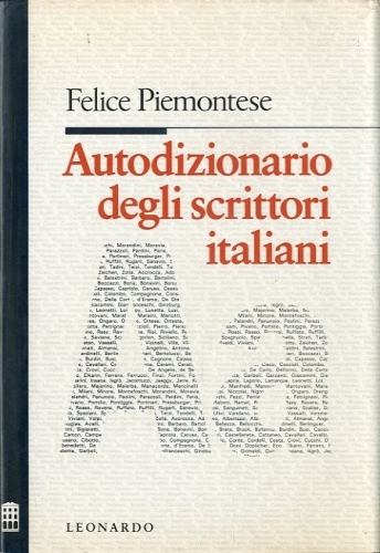 Autodizionario degli scrittori italiani.