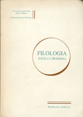 Filologia antica e moderna.