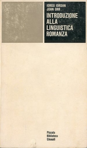 Introduzione alla linguistica romanza.