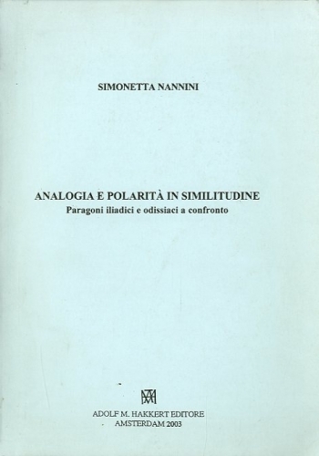 Analogia e polarita' in similitudine.