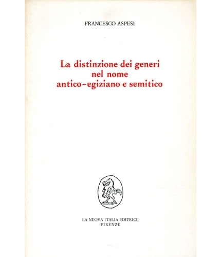 La distinzione dei generi nel nome antico-egiziano semitico.
