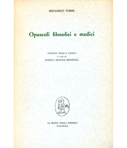 Opuscoli filosofici e medici.