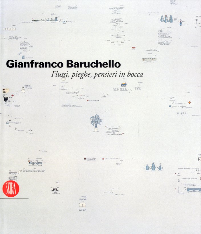 (Baruchello) Gianfranco Baruchello. Flussi, pieghe, pensieri in bocca.