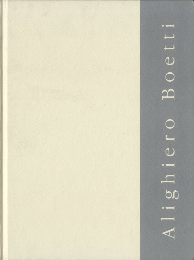 (Boetti) Alighiero Boetti.