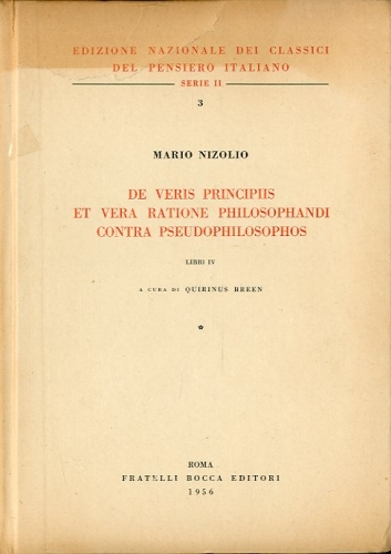 De veris principiis et vera ratione philosophandi contra pseudophilosophos.