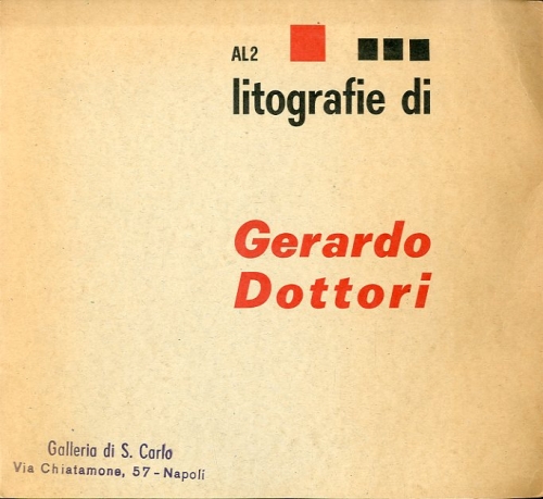 (Dottori) Litografie di Gerardo Dottori.