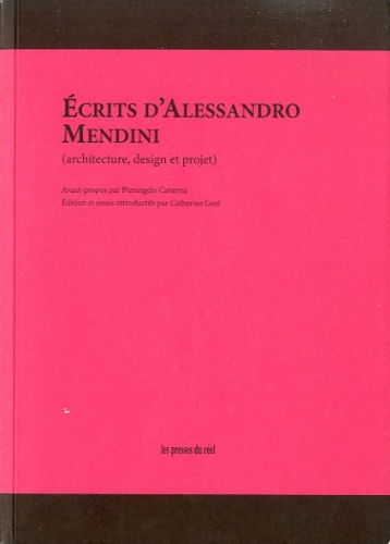 Ecrits d'Alessandro Mendini.