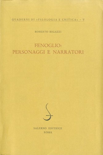 Fenoglio: personaggi e narratori.